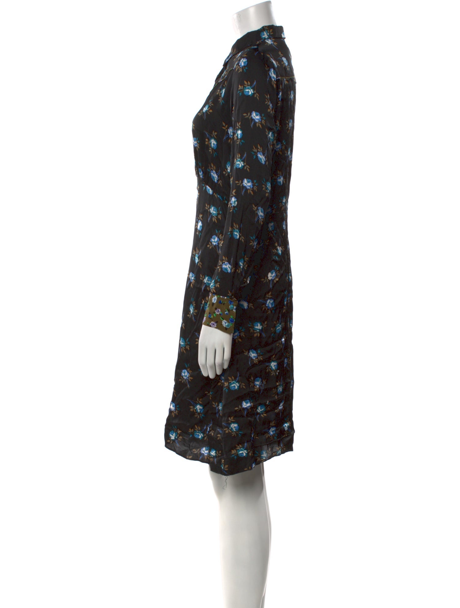 Sandro Floral Print Mini Dress