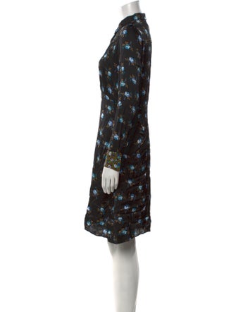 Sandro Floral Print Mini Dress