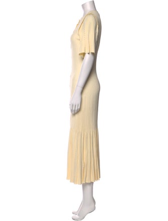 Sandro Crew Neck Long Dress