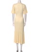 Sandro Crew Neck Long Dress