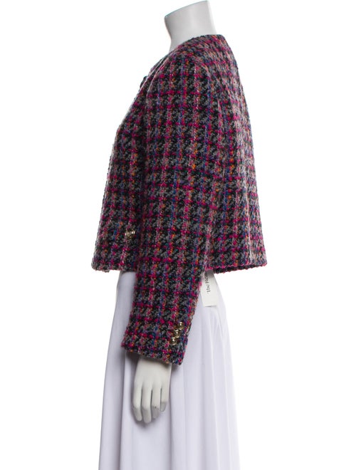 Sandro Tweed Pattern Evening Jacket