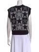 Sandro Wool Printed Sweater