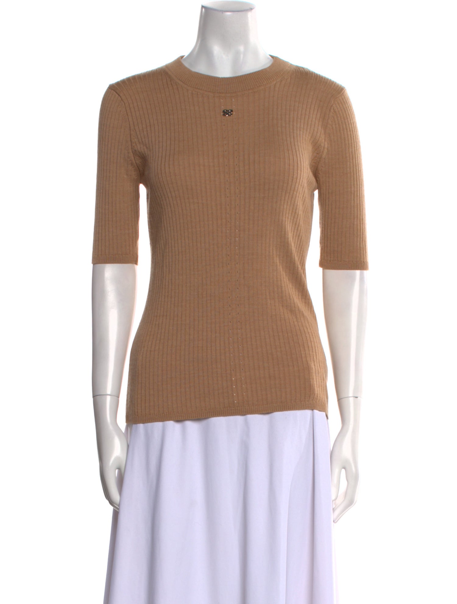 Sandro Crew Neck Short Sleeve Top