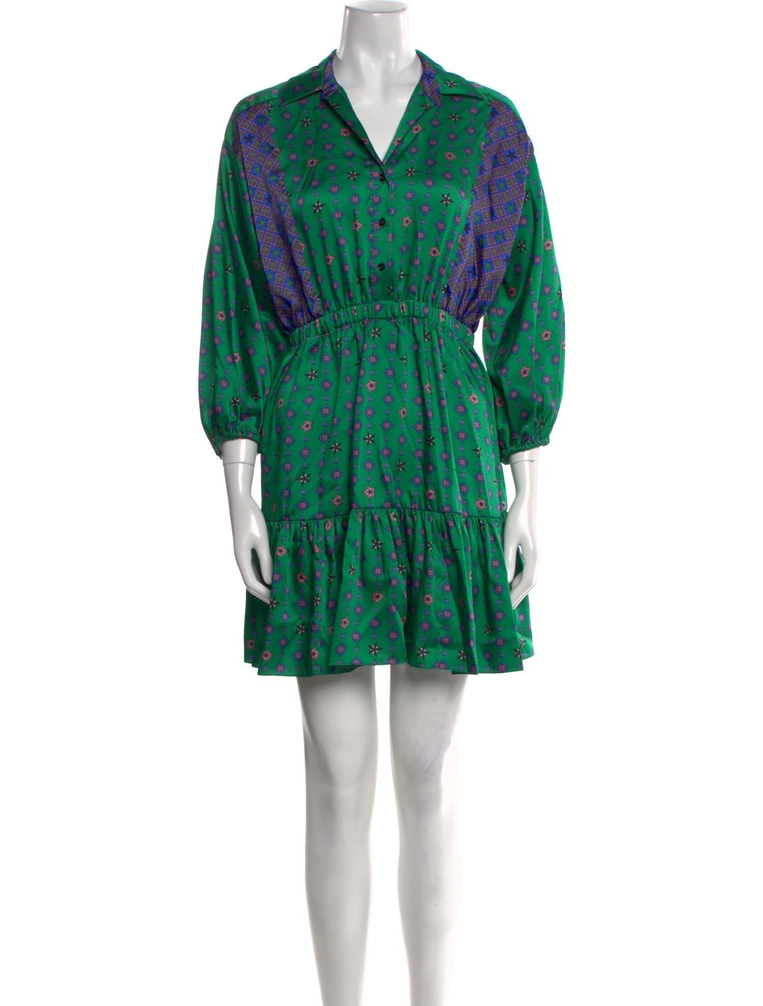 Sandro Printed Mini Dress