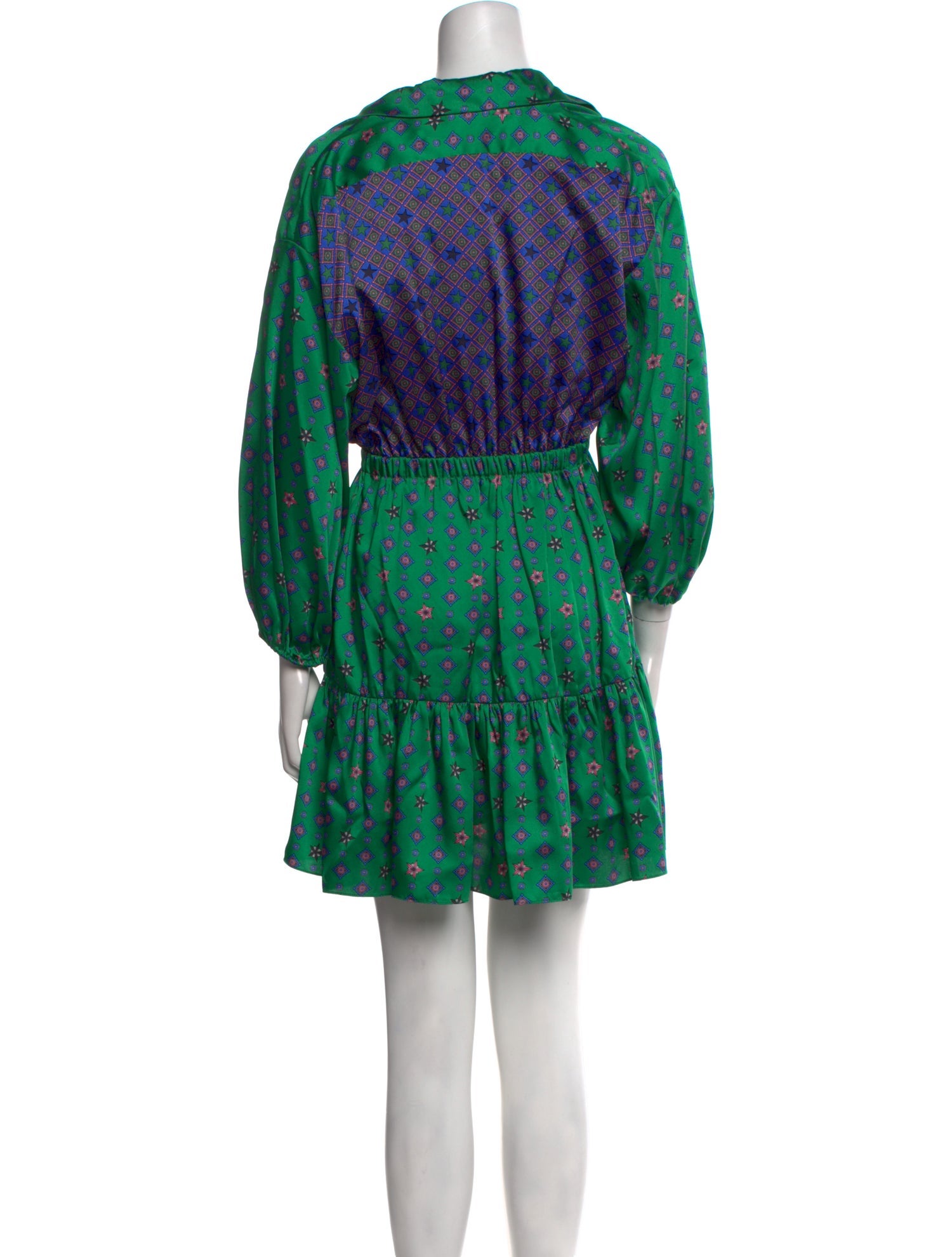 green dress sandro Sandro Pointelle knit midi dress