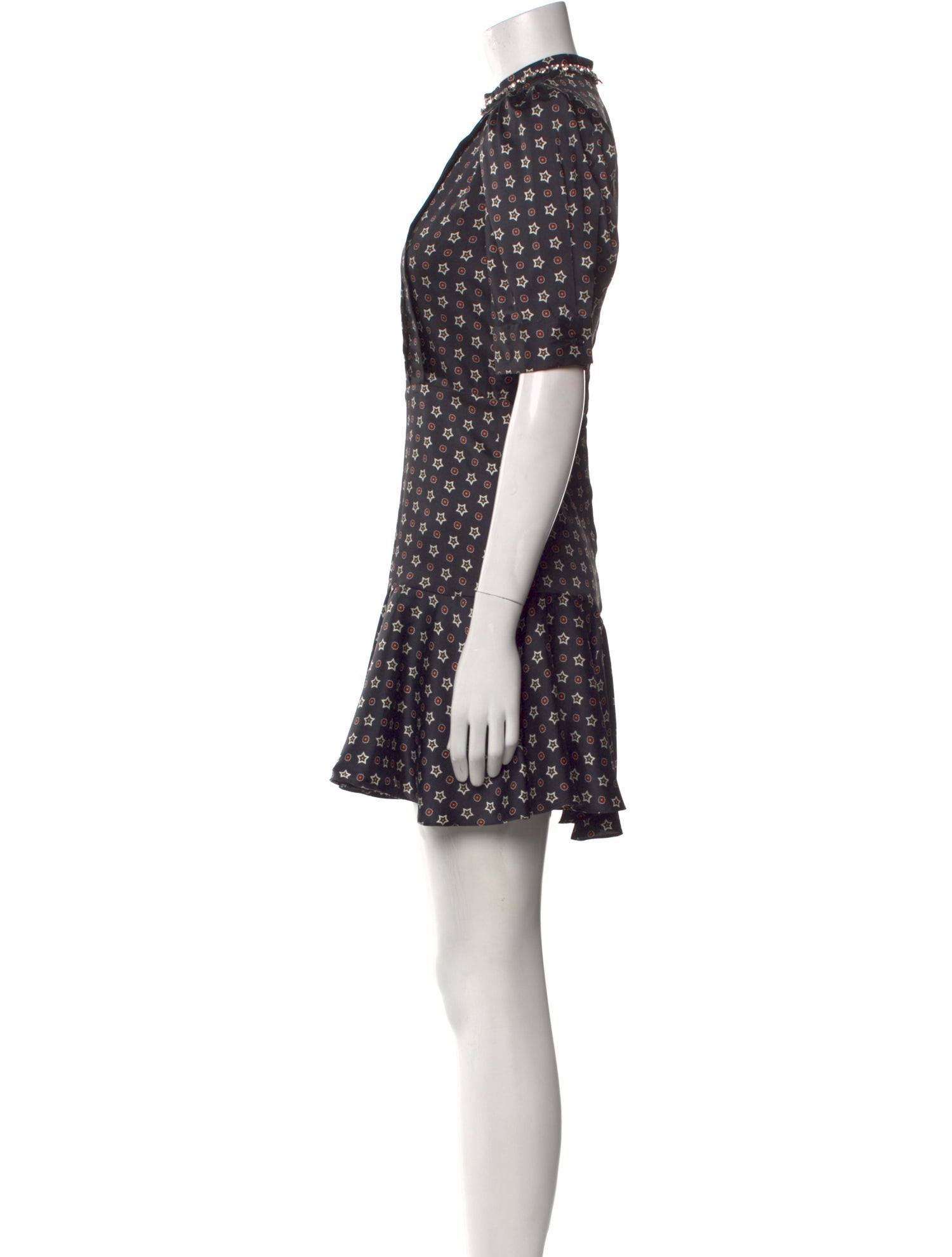 Sandro Floral Print Mini Dress w/ Tags