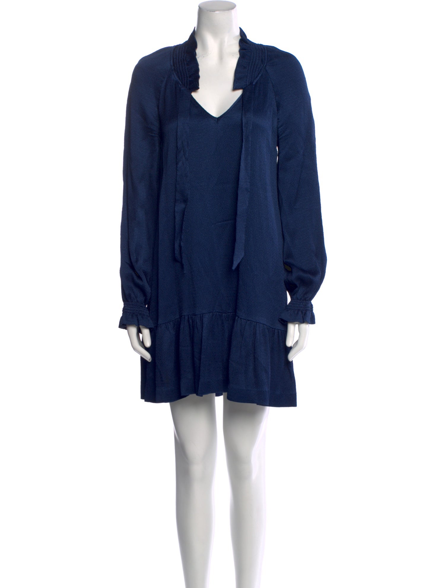 Sandro V-Neck Mini Dress