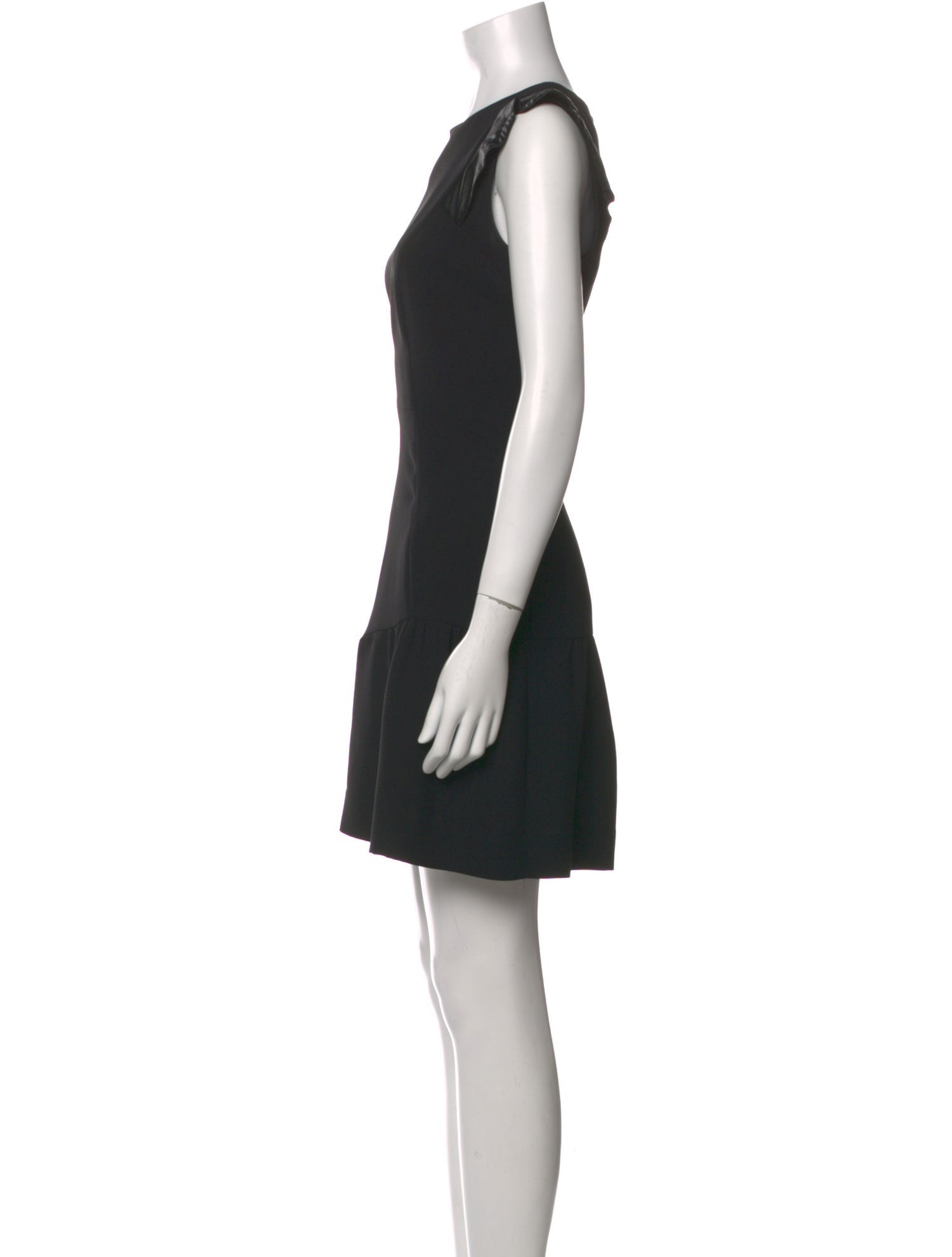 Sandro Crew Neck Mini Dress