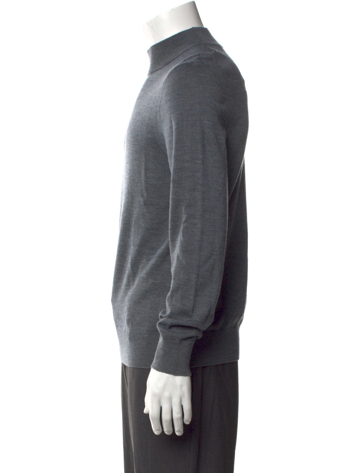 Sandro Wool Mock Neck Pullover