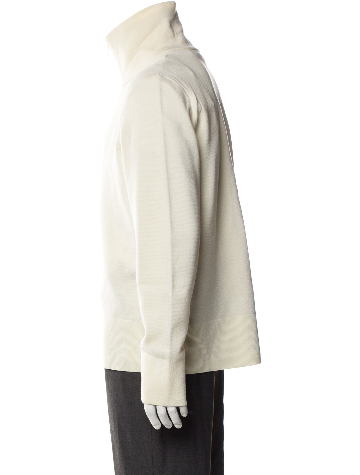 Sandro Wool Mock Neck Cardigan