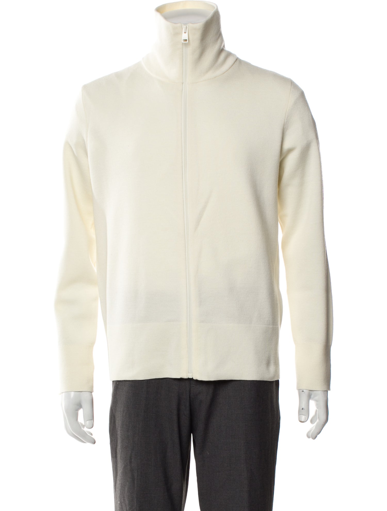 Sandro Wool Turtleneck Cardigan