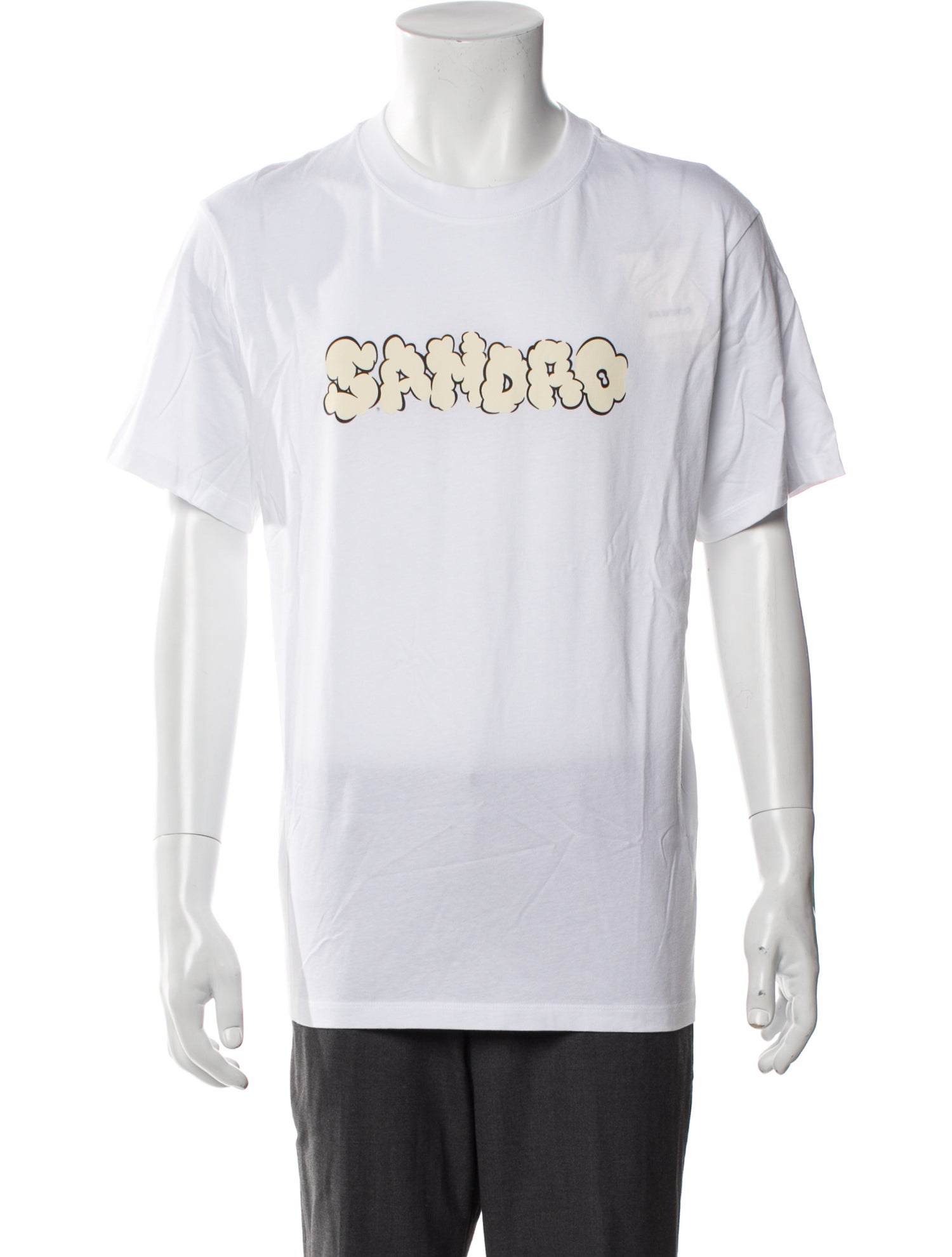 Sandro Graphic Print Crew Neck T-Shirt