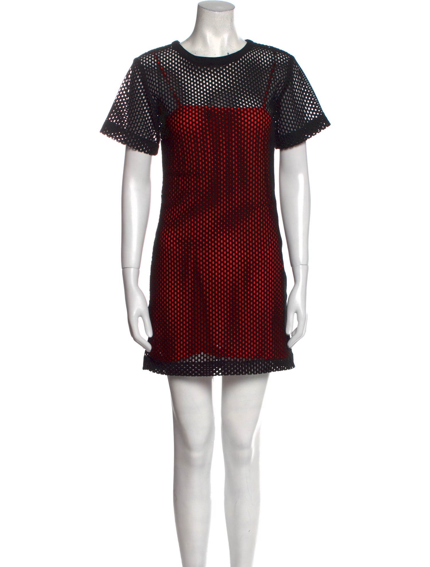 Sandro Polka Dot Print Mini Dress