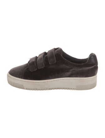 Sandro Velvet Sneakers