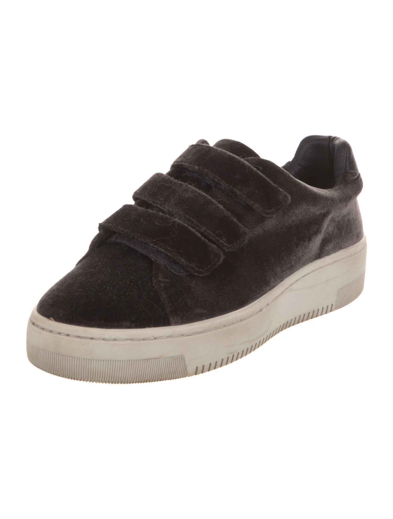 Sandro Velvet Sneakers