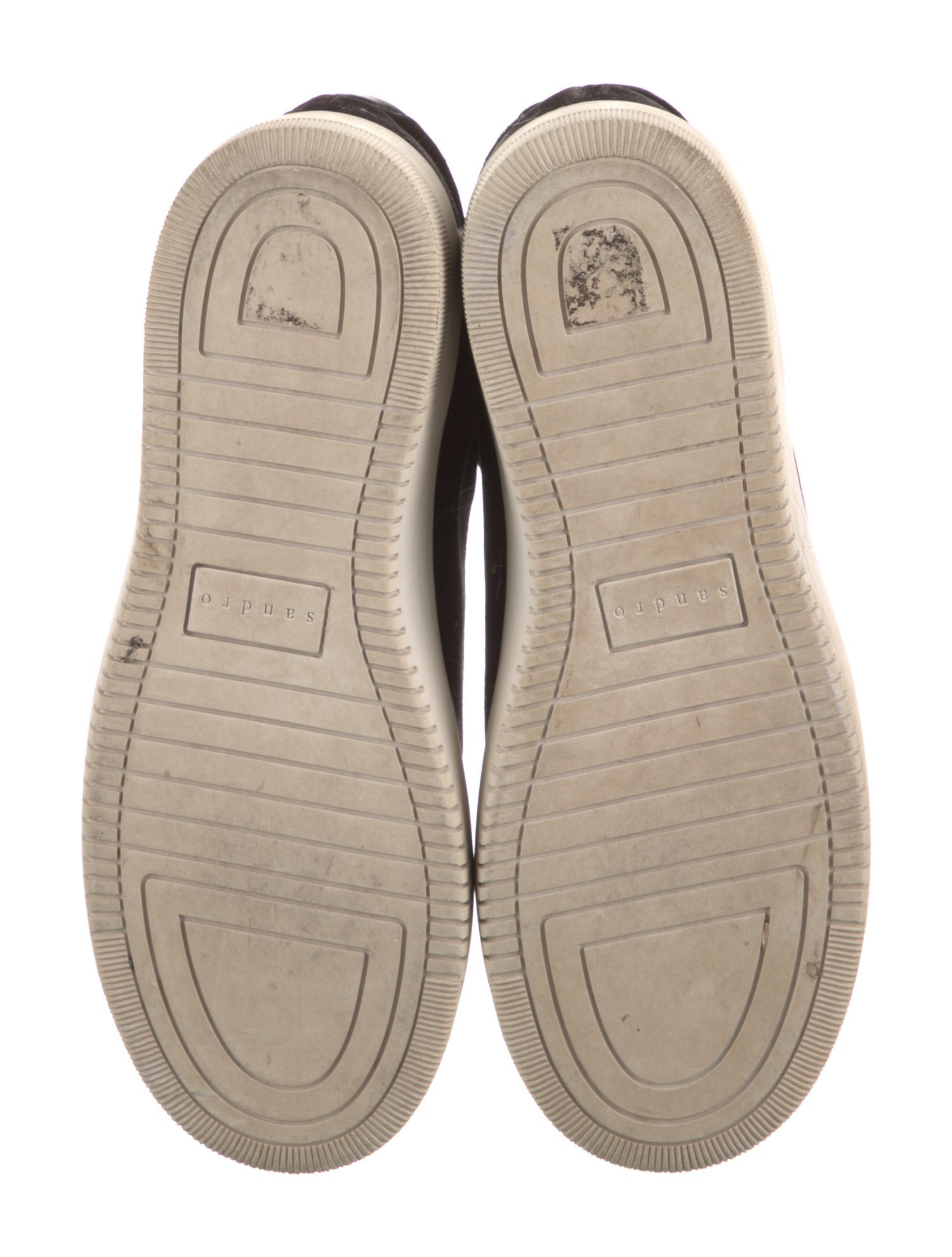 Sandro Velvet Sneakers