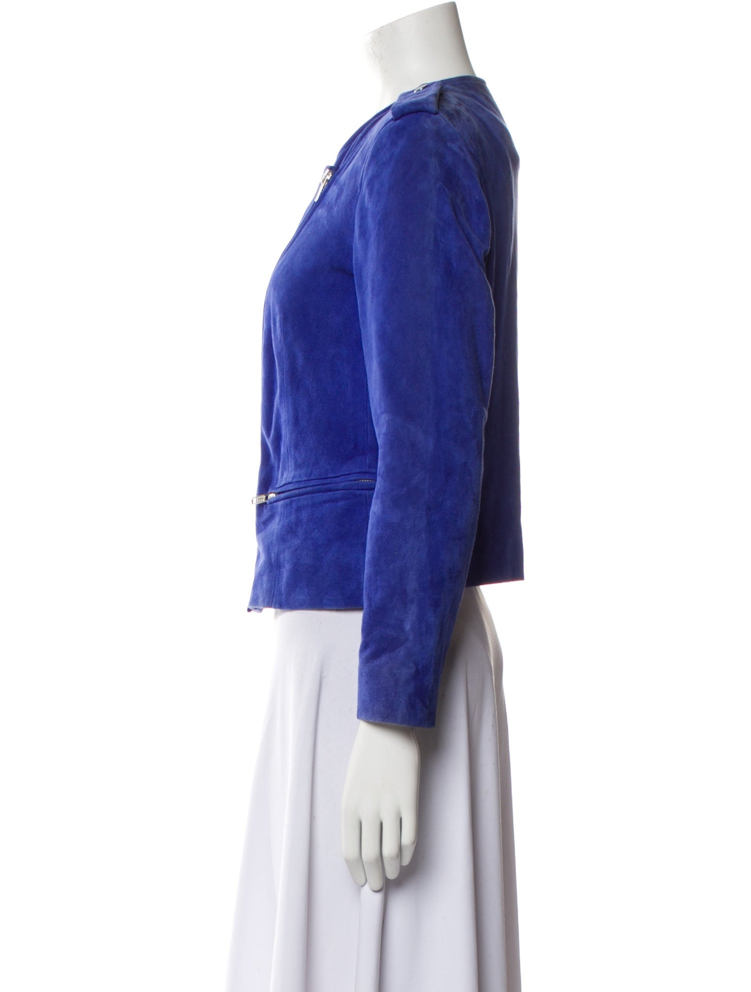 Sandro Goat Leather Biker Jacket