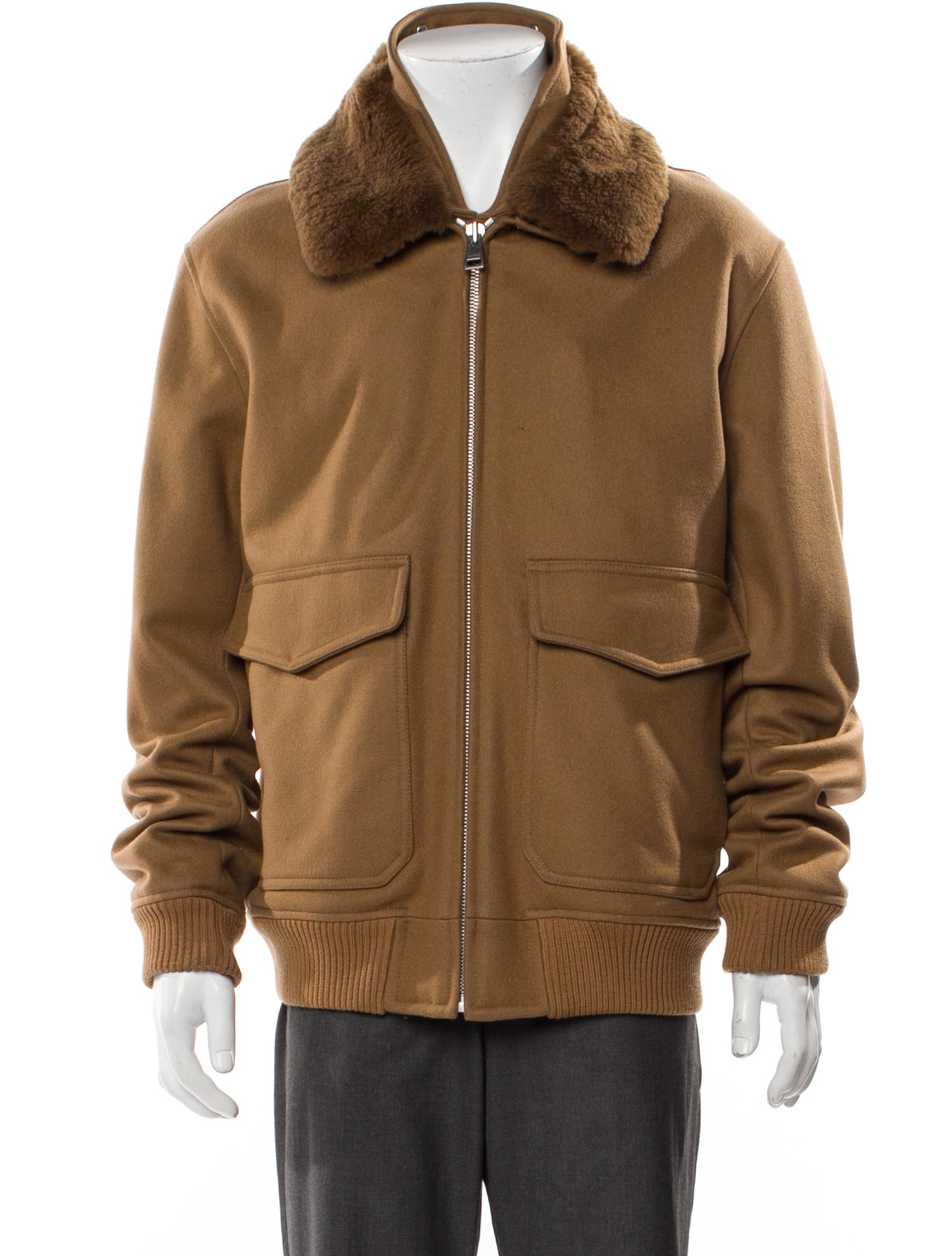 Miu Miu Vintage 2000 Varsity Jacket - Blue Outerwear