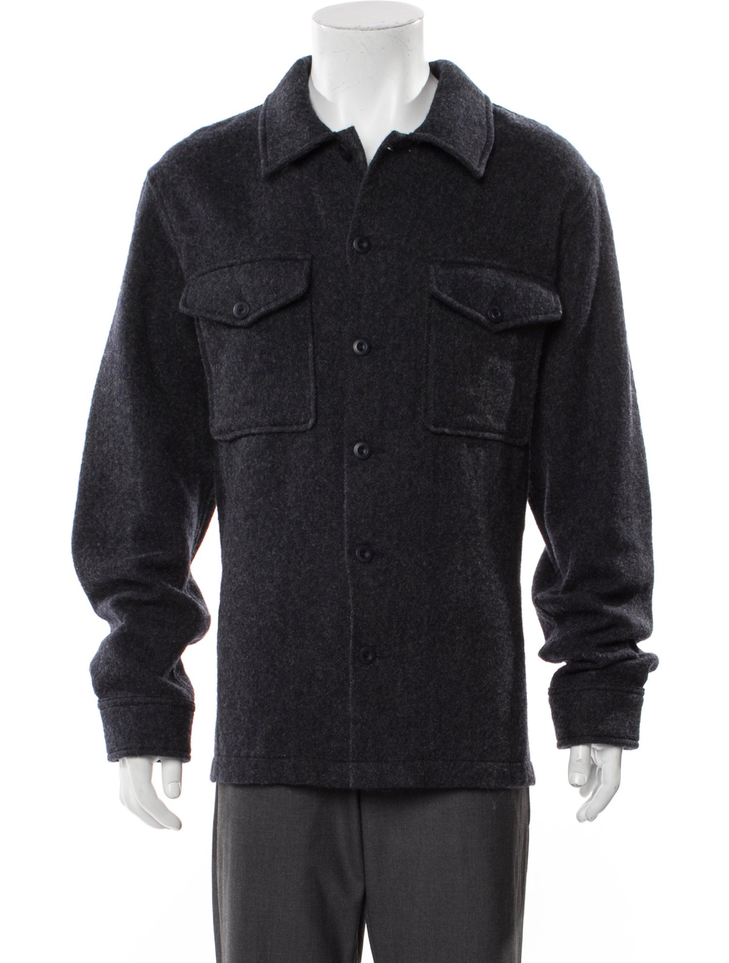 Sandro Virgin Wool Trucker Jacket