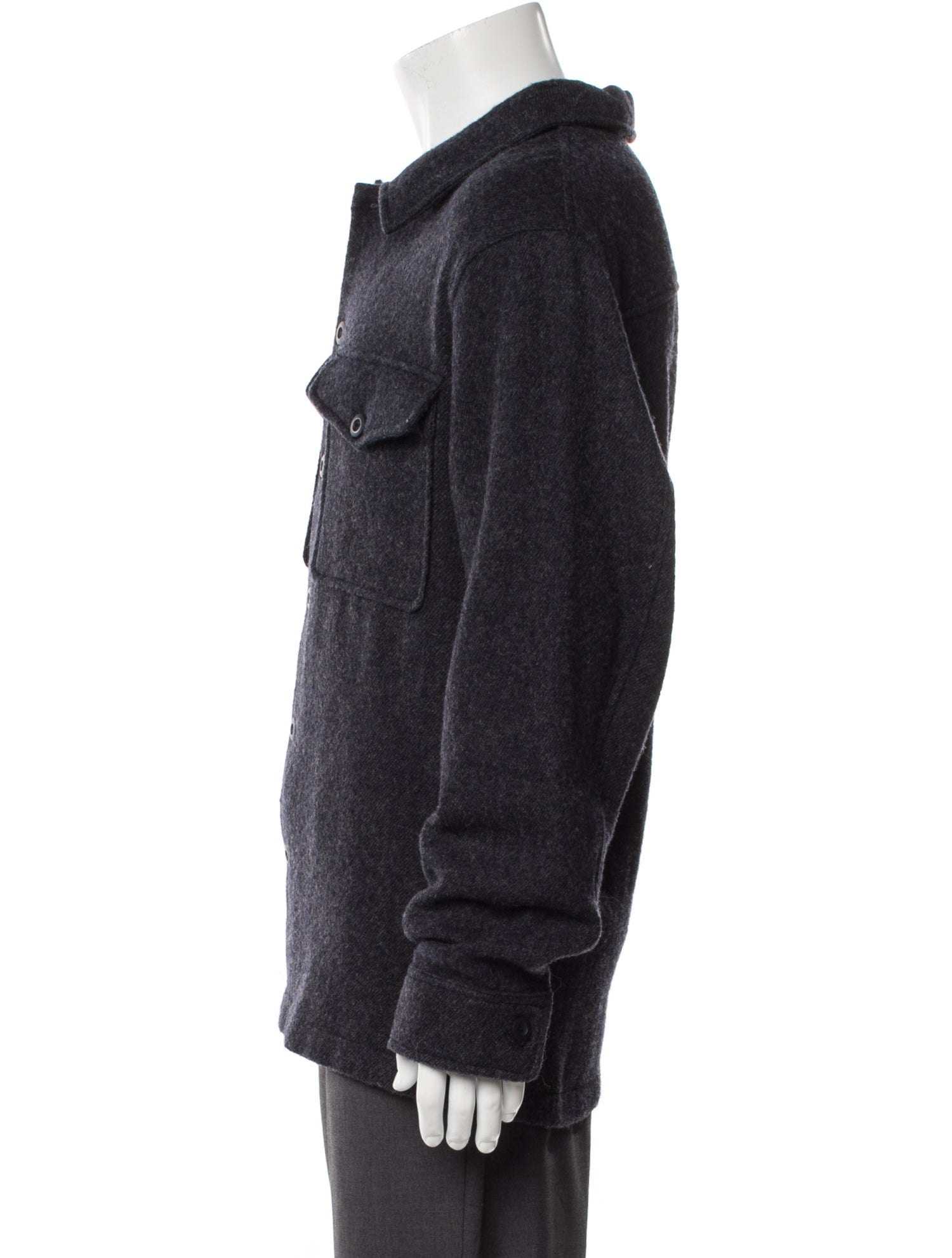 Sandro Virgin Wool Trucker Jacket