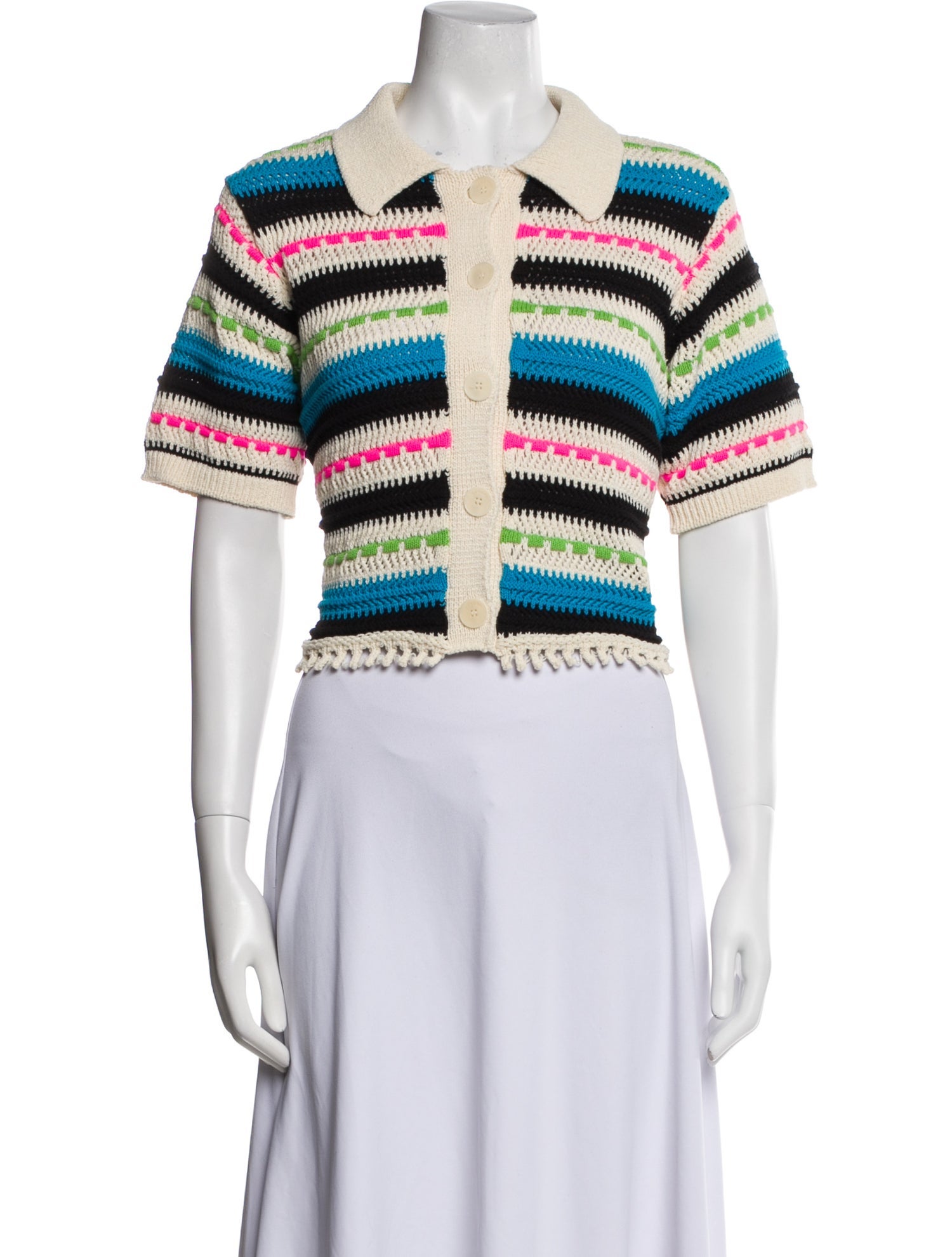 Sandro Striped Crew Neck Sweater w/ Tags