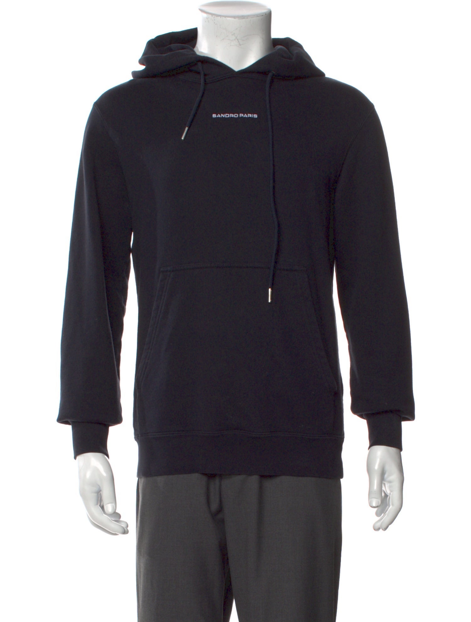 Sandro Graphic Print Crew Neck Hoodie