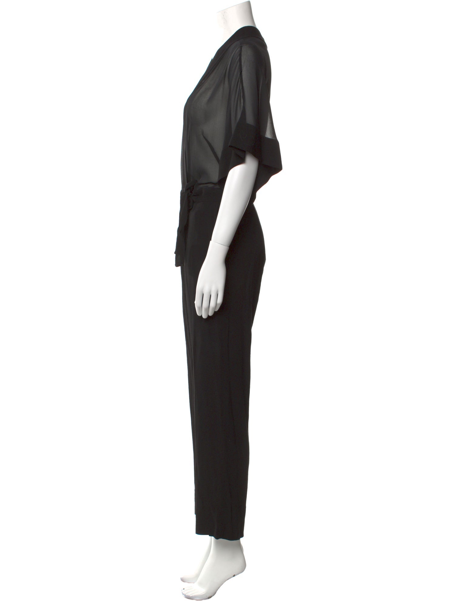 Sandro V-Neck Jumpsuit