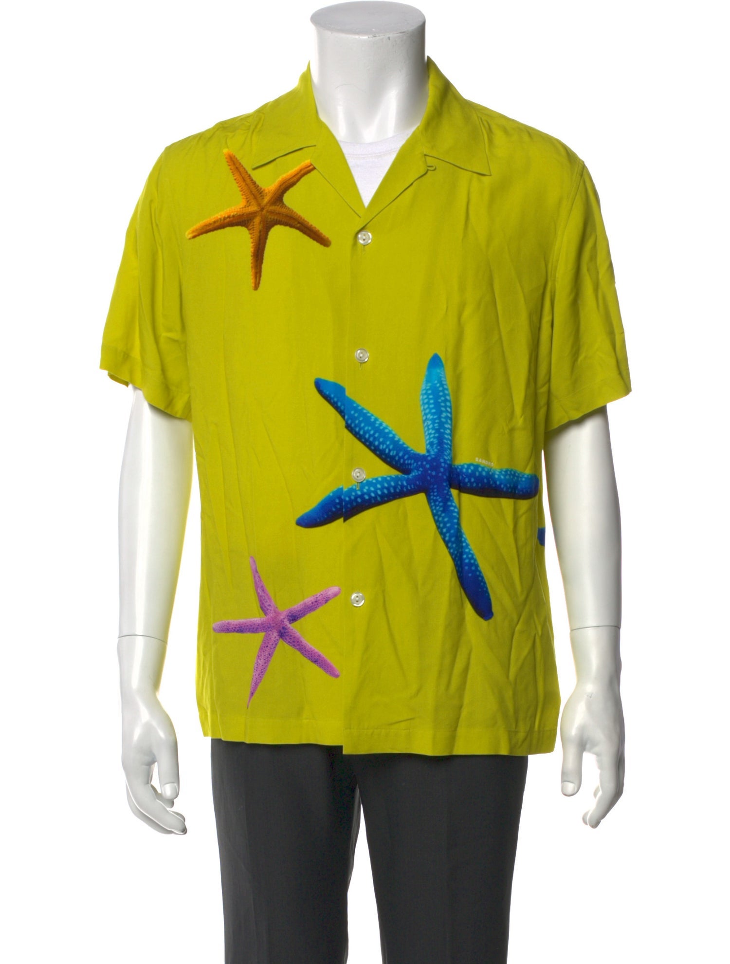 Sandro Printed Short Sleeve Shirt