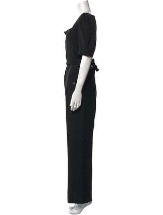 Sandro Square Neckline Jumpsuit