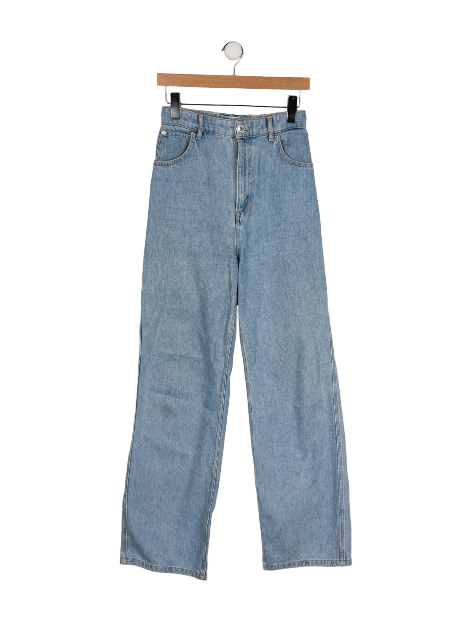 Sandro High-Rise Wide Leg Jeans