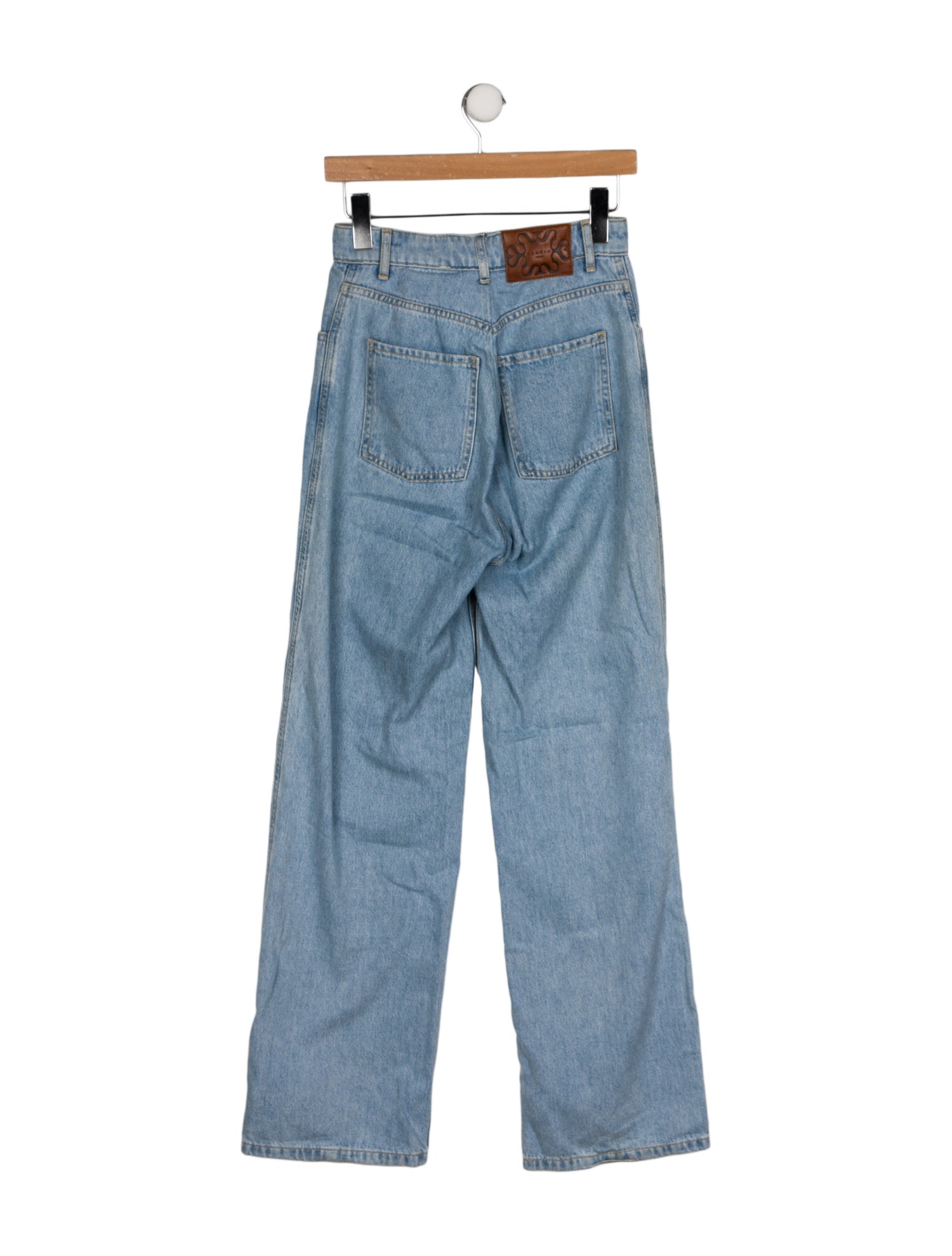 Sandro High-Rise Wide Leg Jeans