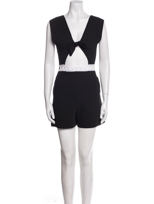 Sandro V-Neck Romper