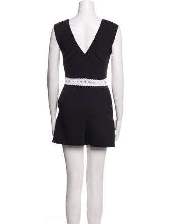 Sandro V-Neck Romper
