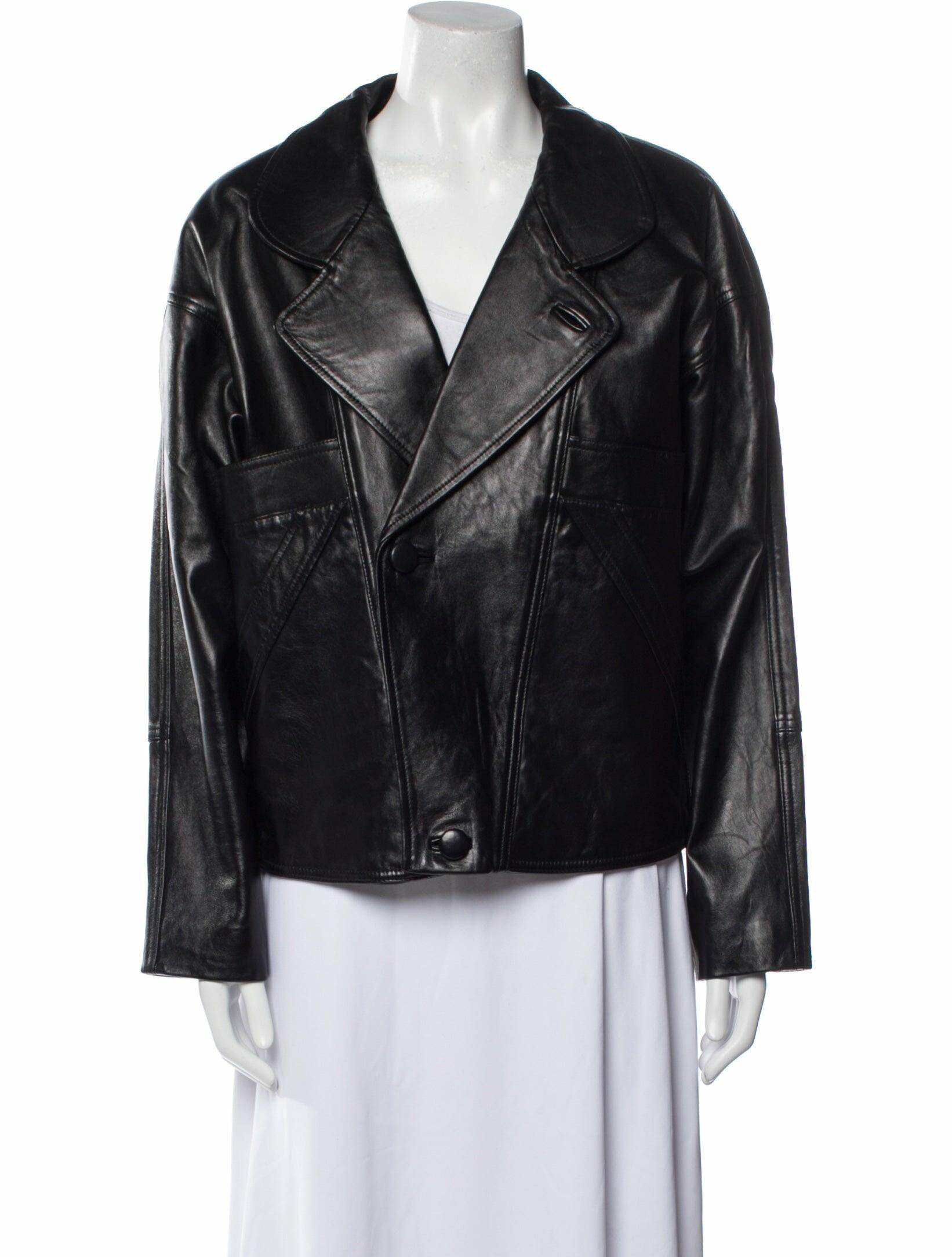 Sandro Leather Biker Jacket w/ Tags