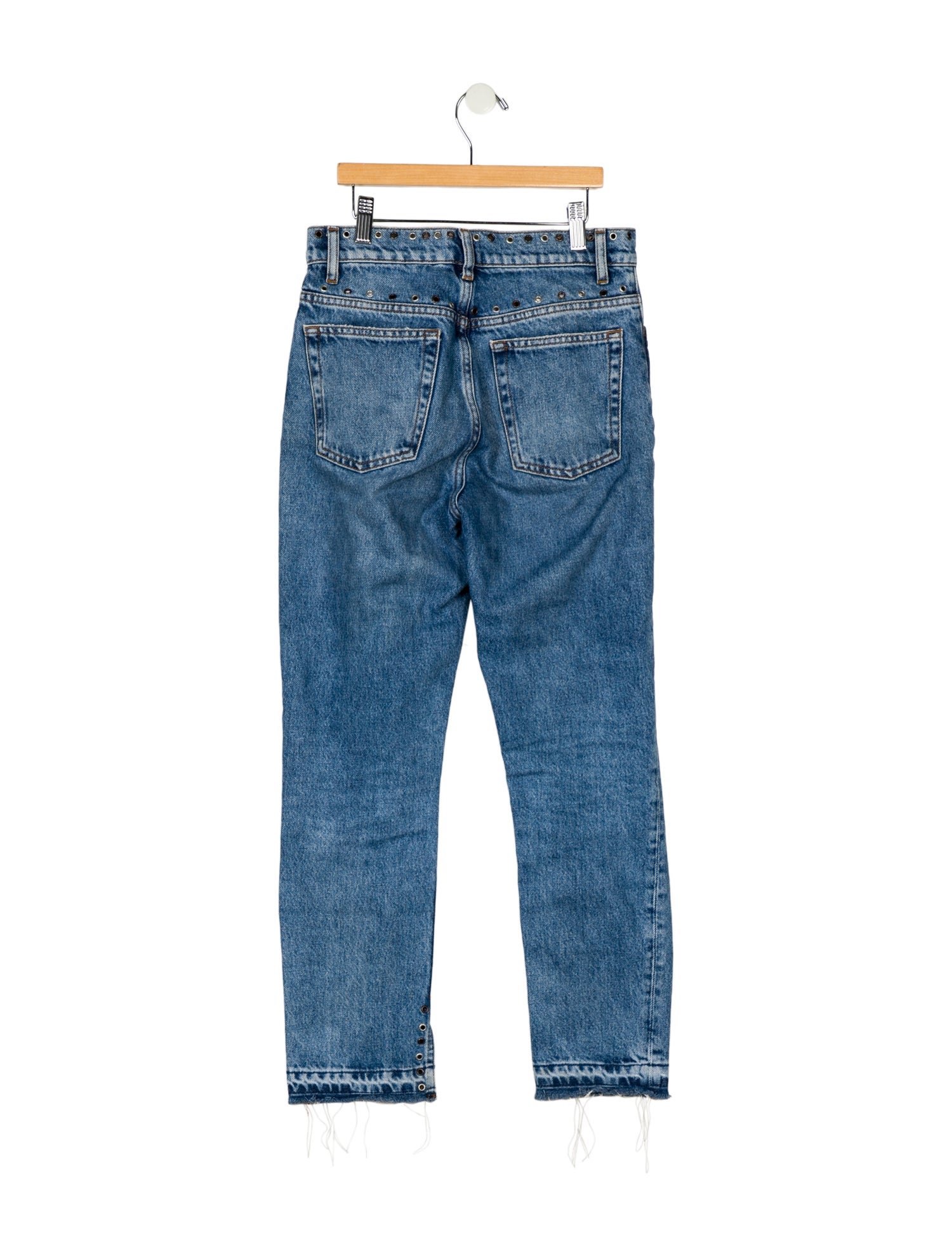 Sandro Mid-Rise Straight Leg Jeans