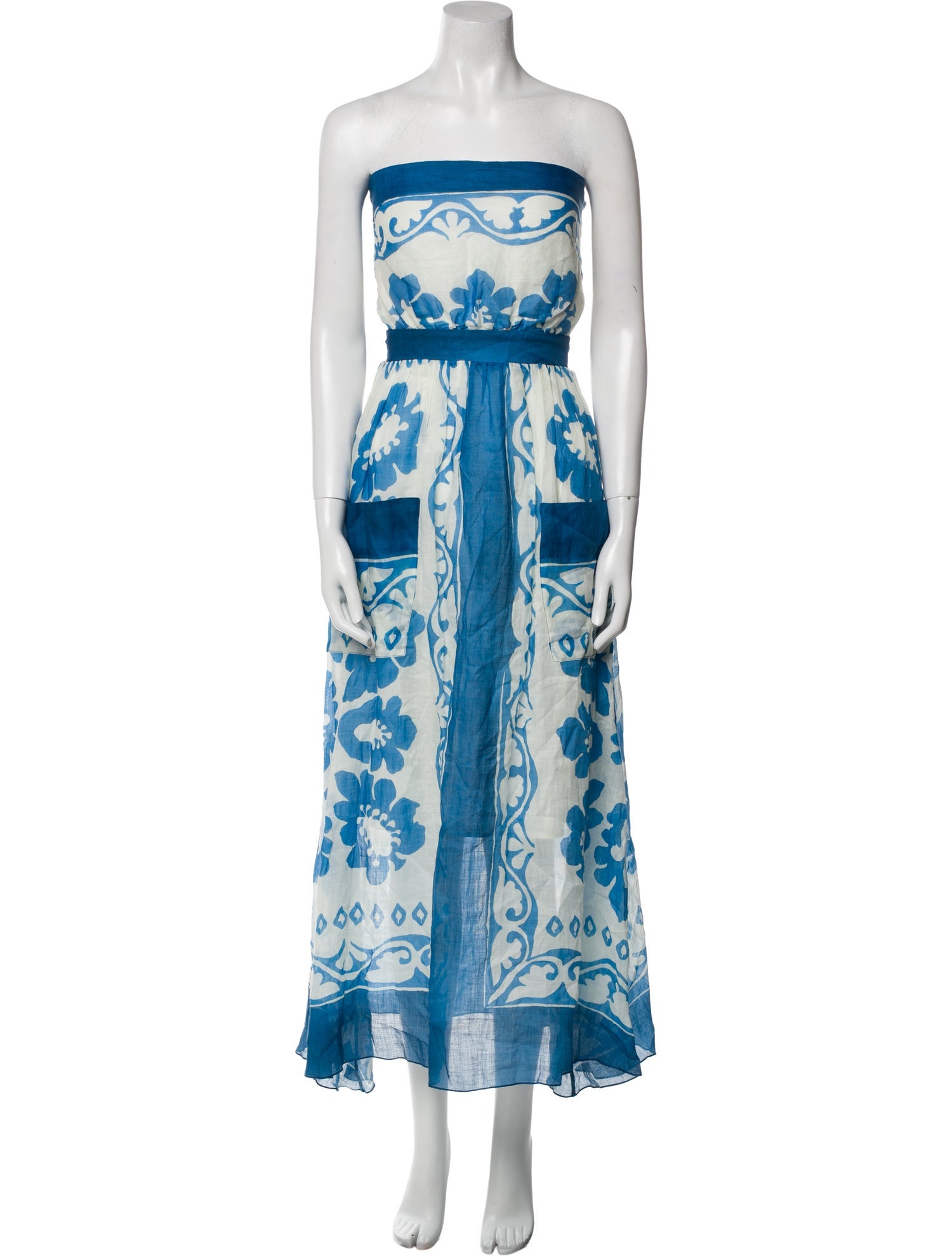 【GANNI】dress Ganni Floral Print Long Dress - Pink Dresses, Clothing