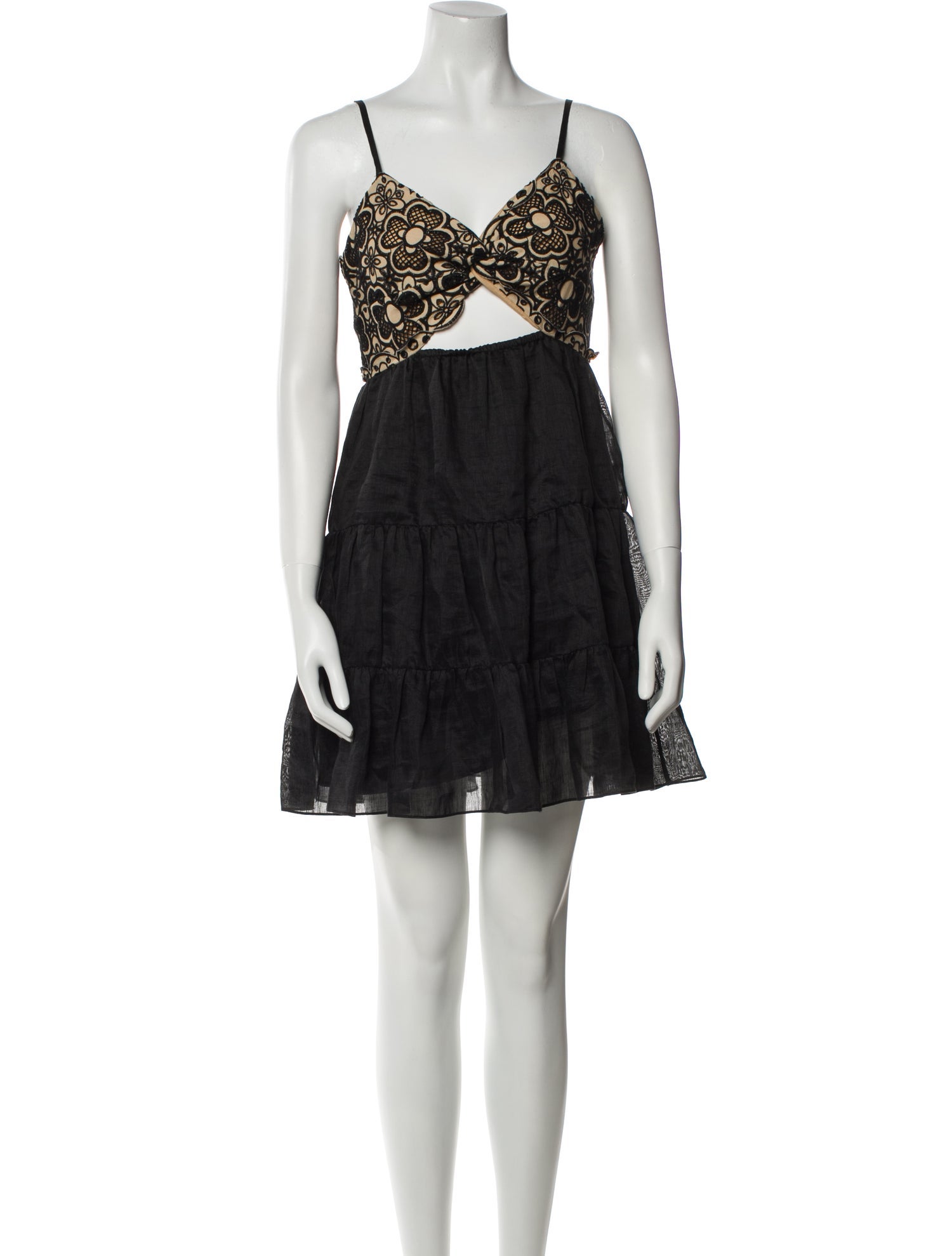 Sandro Floral Print Mini Dress