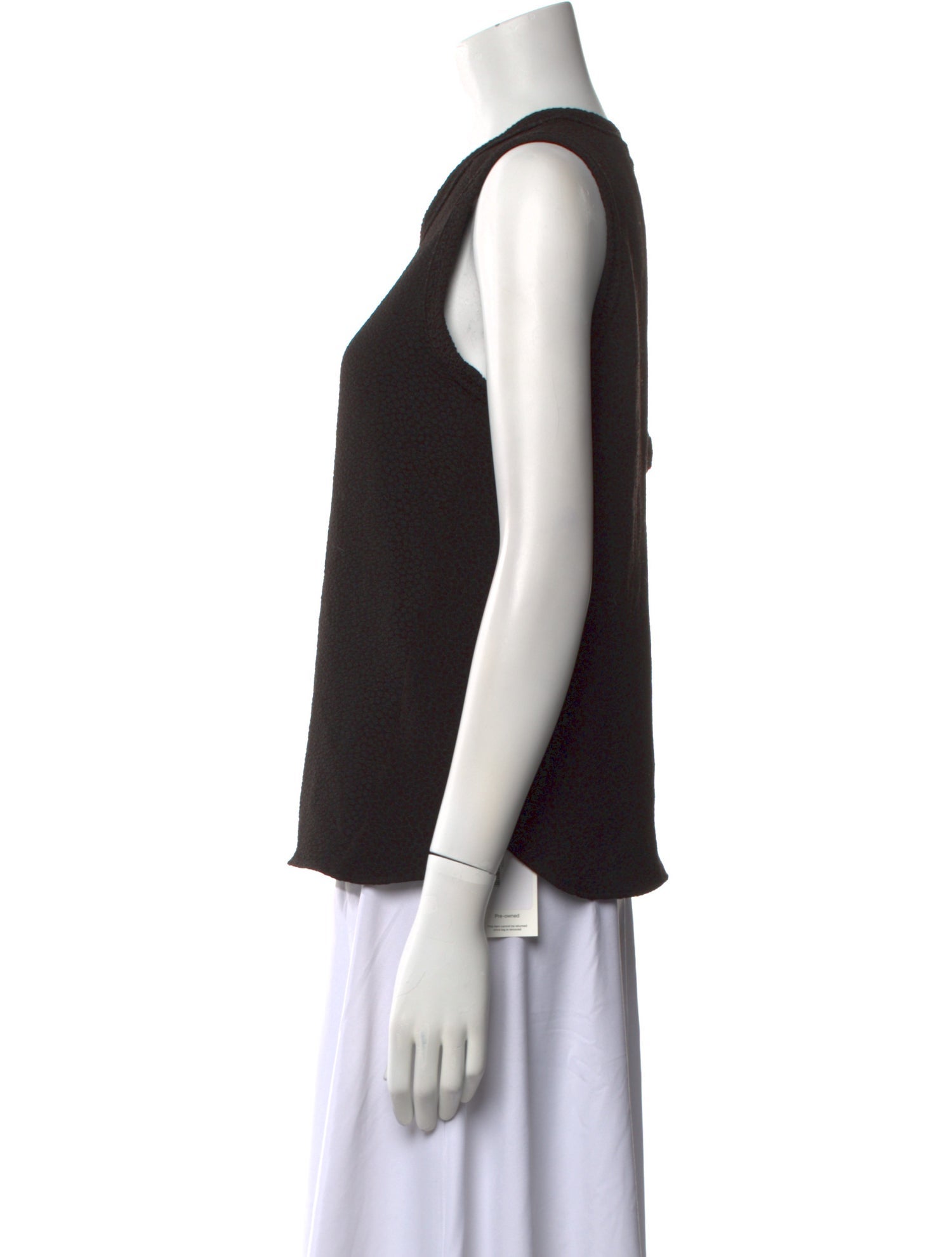 Sandro Scoop Neck Sleeveless Top