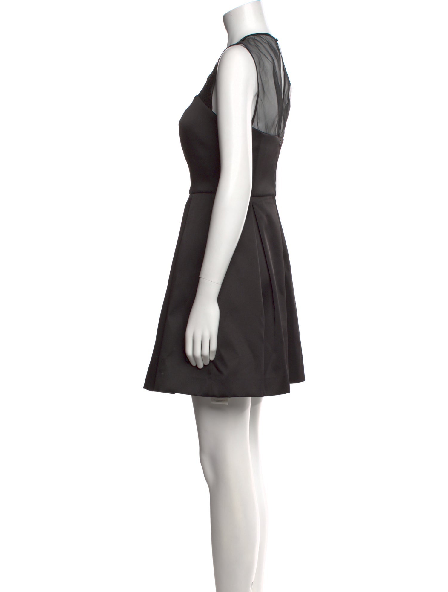 Sandro Scoop Neck Mini Dress