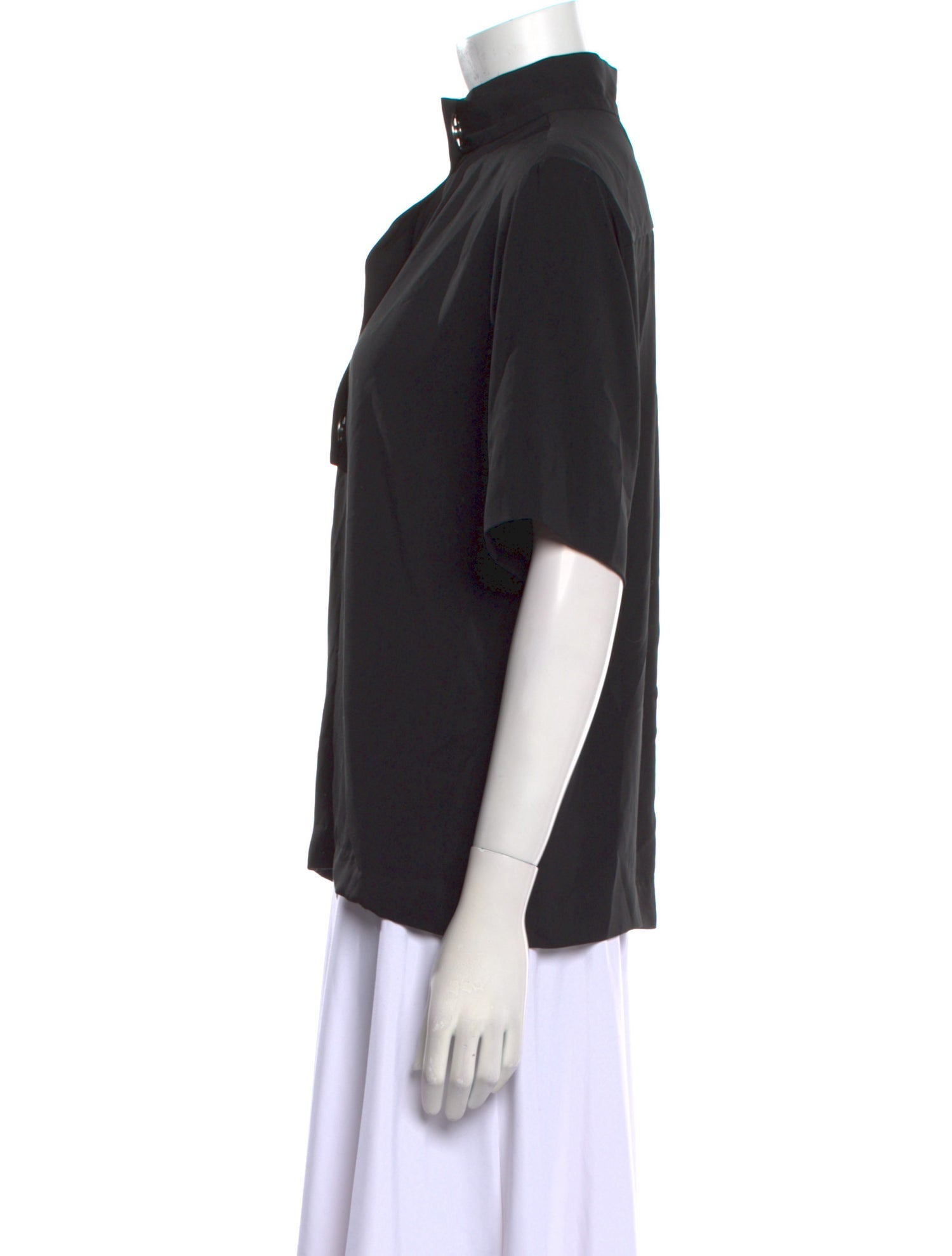 Sandro Mock Neck Short Sleeve T-Shirt