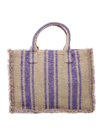 Sandro Canvas Top Handle Bag