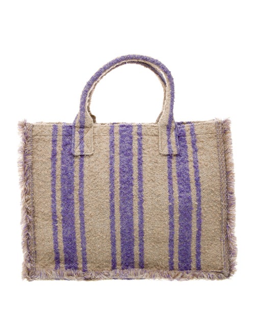 Sandro Canvas Top Handle Bag