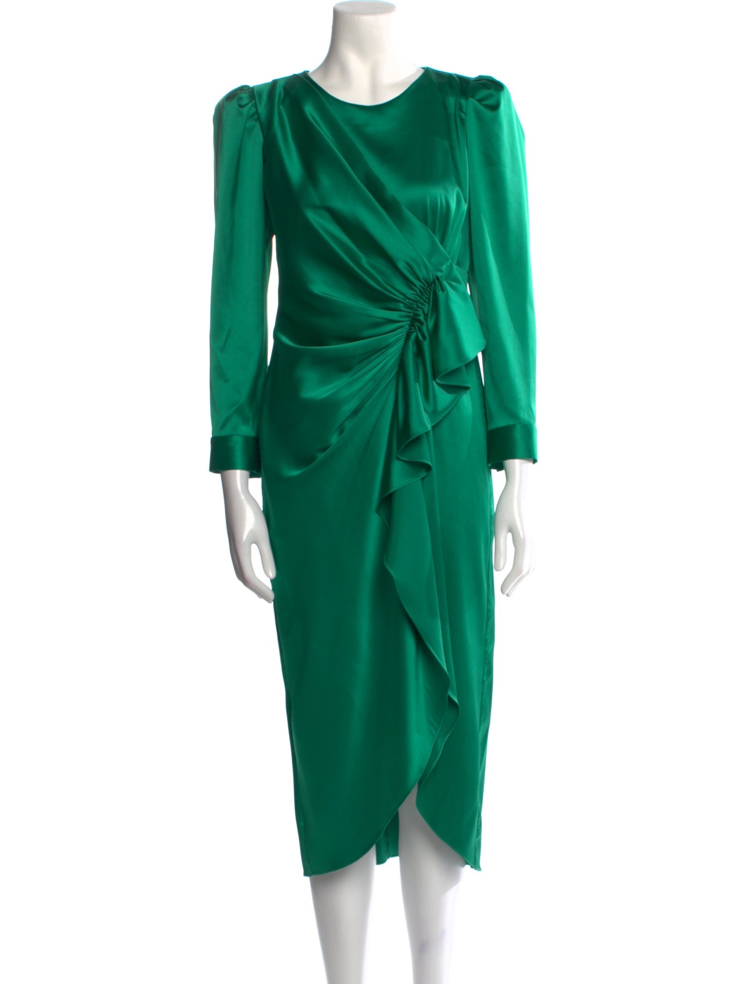 Sandro Cowl Neck Midi Length Dress