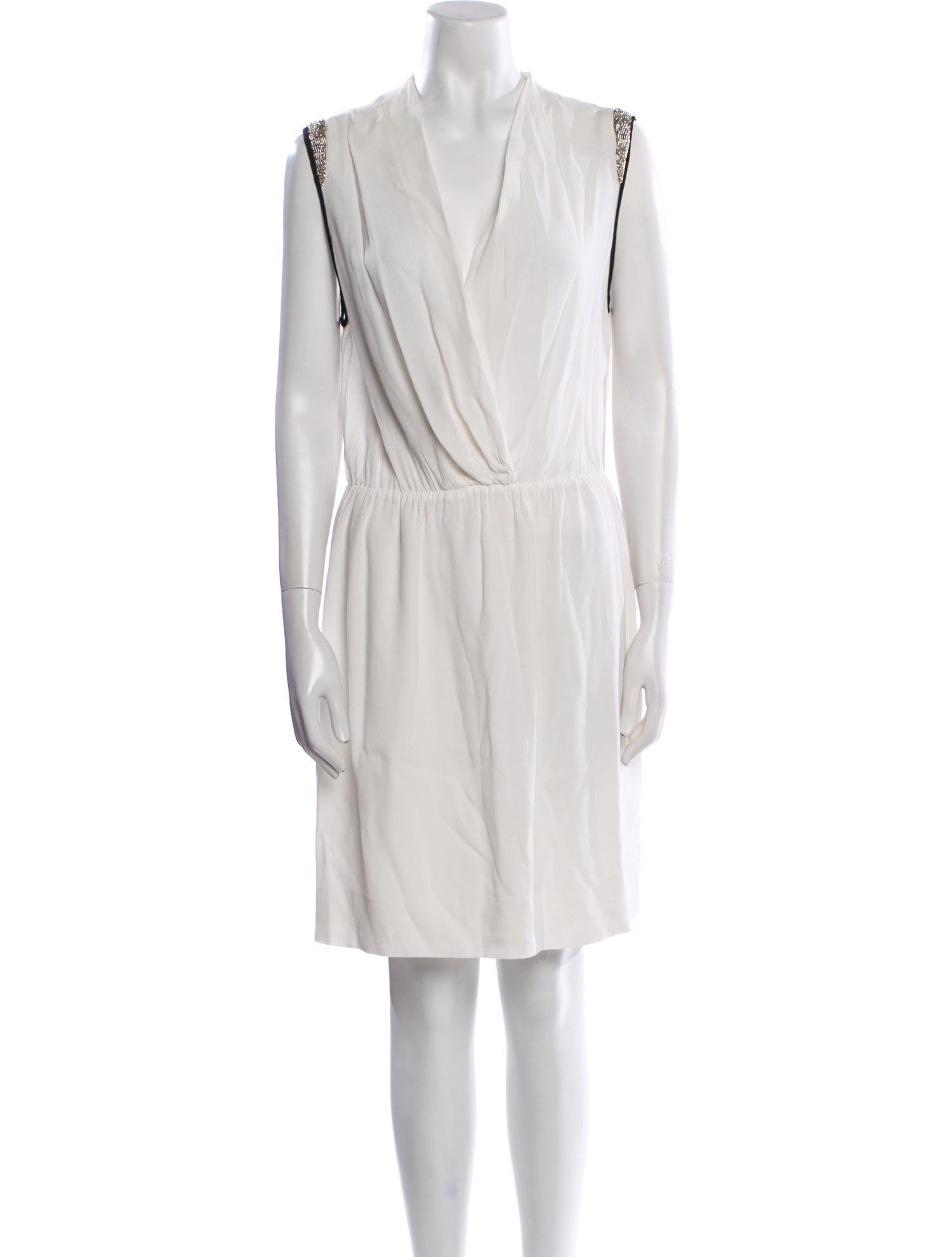 Sandro Silk Knee-Length Dress