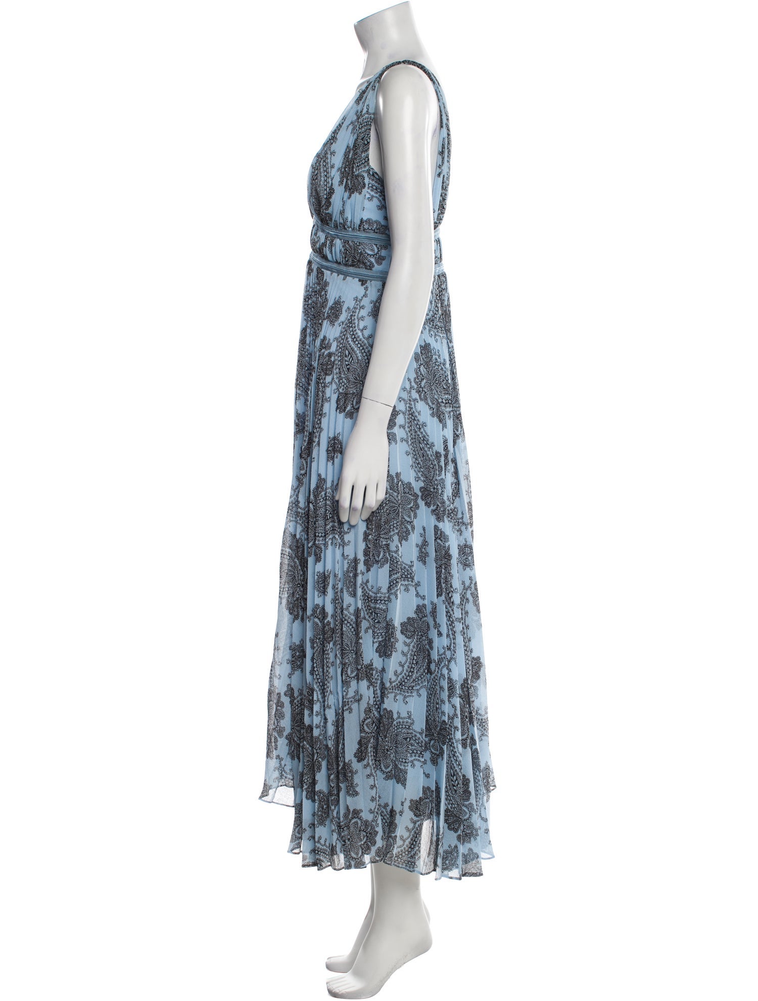 Sandro Printed Long Dress