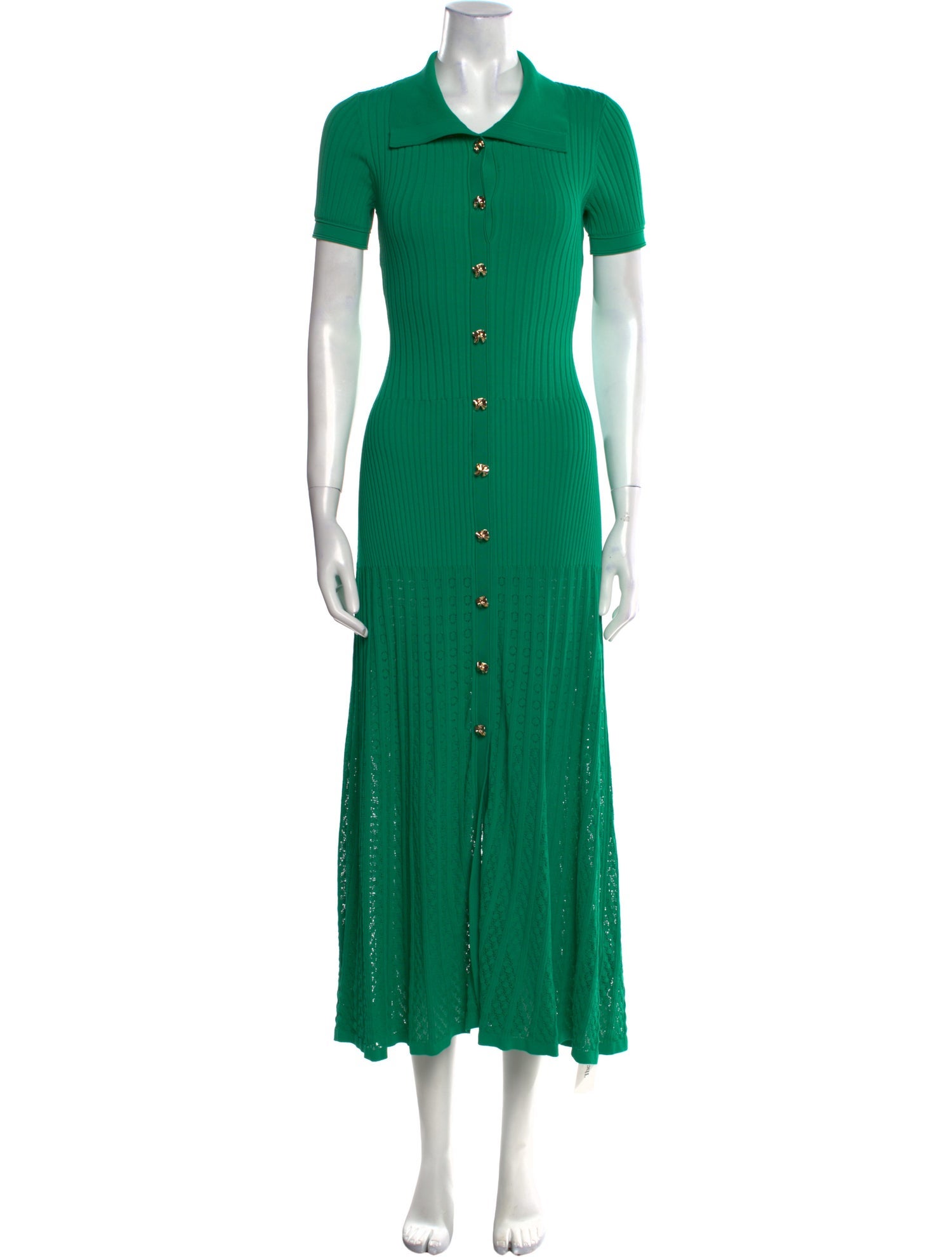 Sandro Crew Neck Long Dress