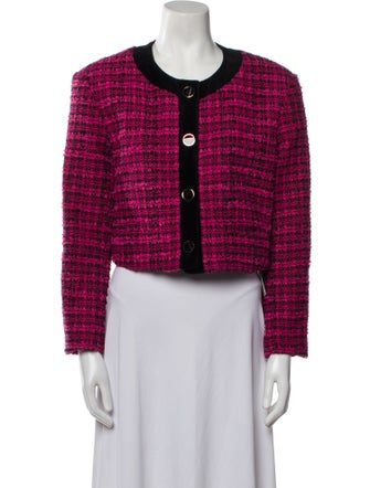 Sandro Tweed Pattern Evening Jacket