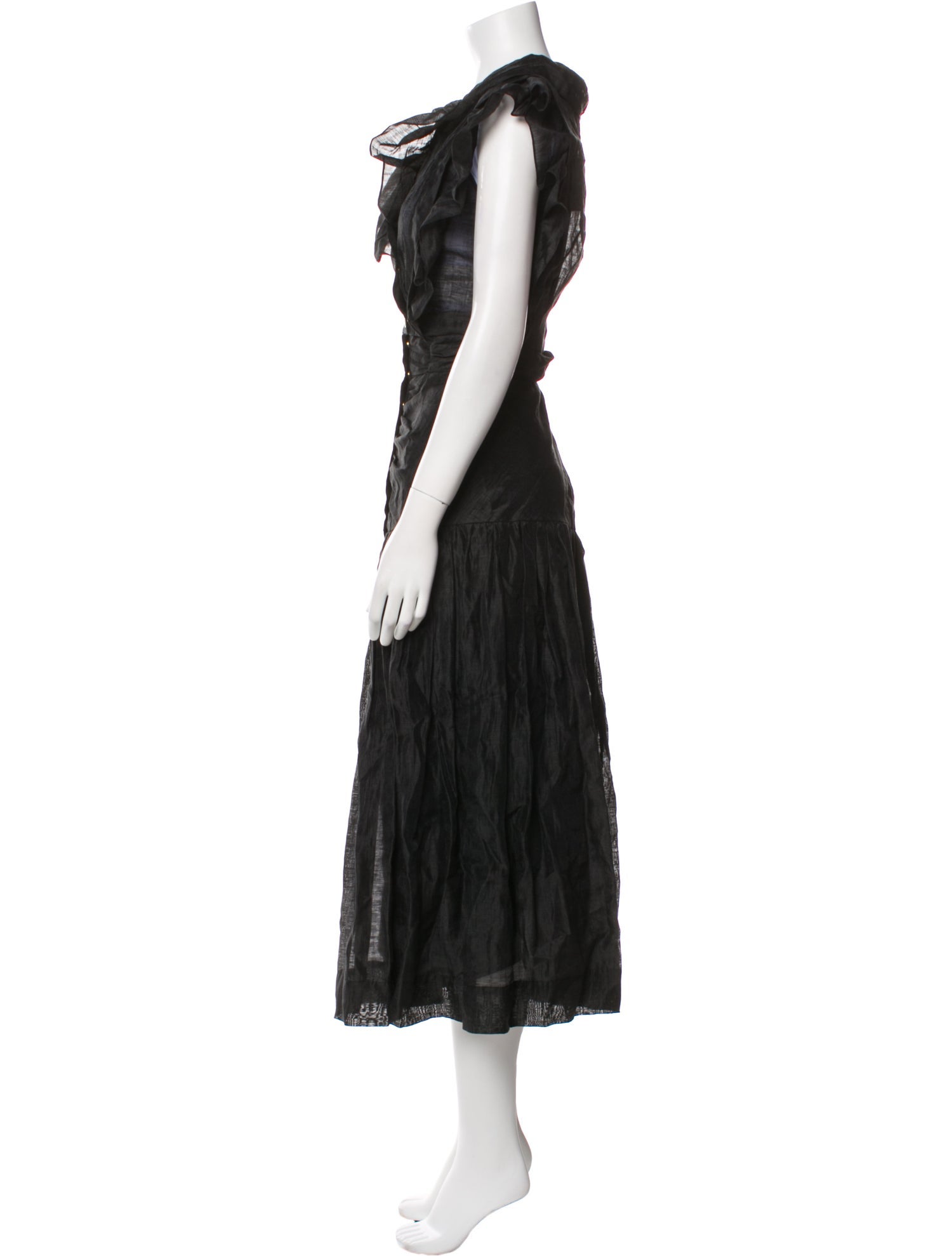 Sandro Linen Ruffle Embellishment Skirt Set w/ Tags