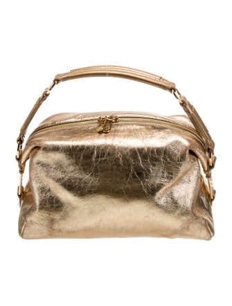 Sandro Leather Top Handle Bag