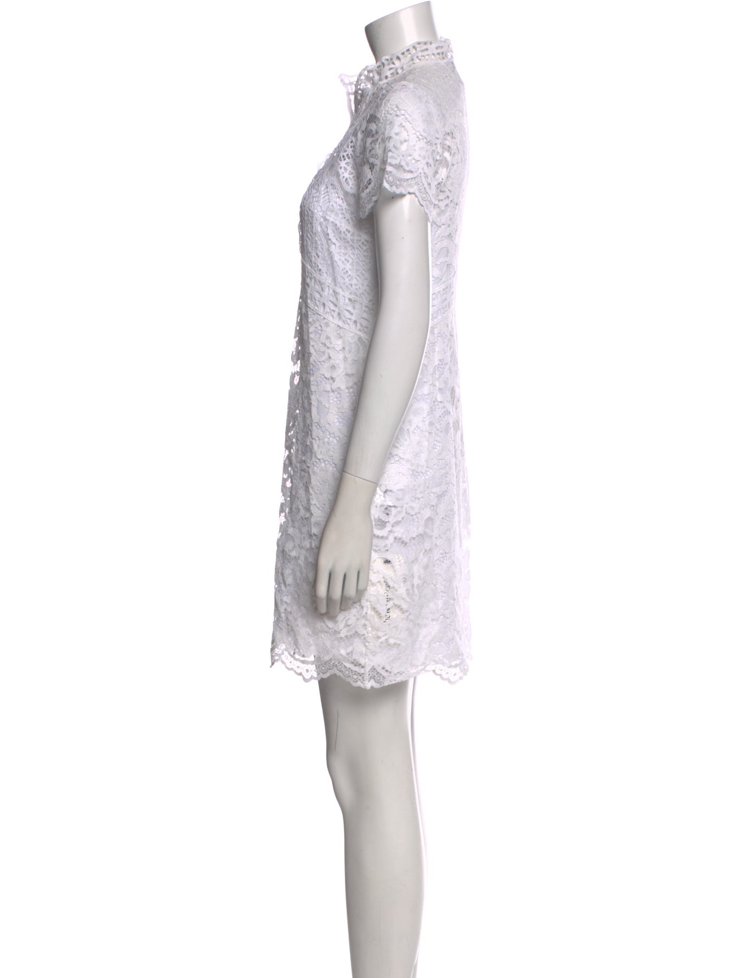 Sandro Mock Neck Mini Dress